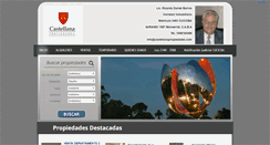 Desktop Screenshot of castellanapropiedades.com