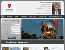 Tablet Screenshot of castellanapropiedades.com